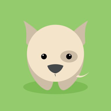 Cute karikatür köpek
