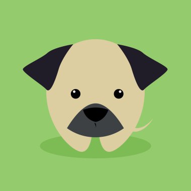 Cute karikatür köpek