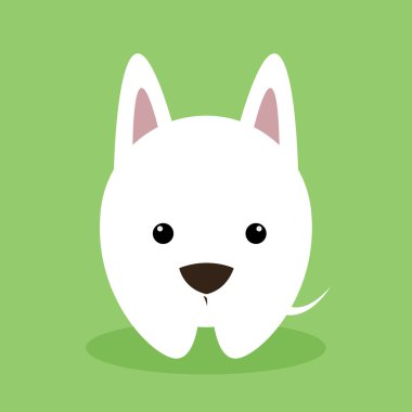 Cute karikatür köpek