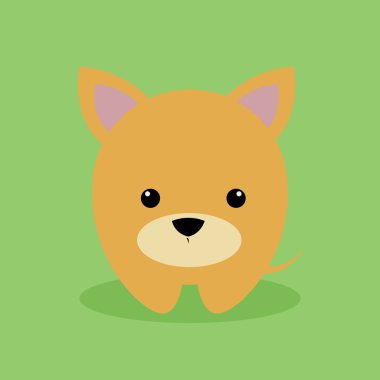 Cute karikatür köpek