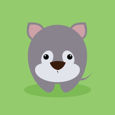 Cute karikatür köpek