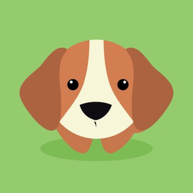 Cute karikatür köpek