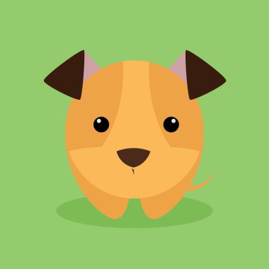 Cute karikatür köpek