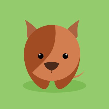 Cute karikatür köpek