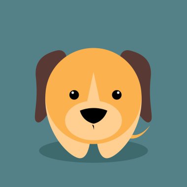 Cute karikatür köpek