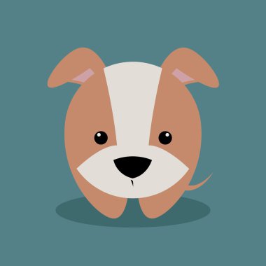 Cute karikatür köpek