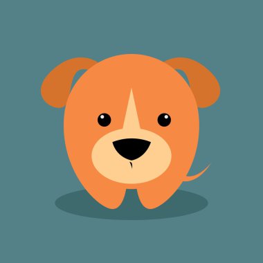 Cute karikatür köpek