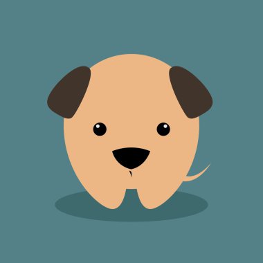 Cute karikatür köpek