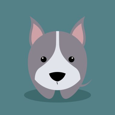 Cute karikatür köpek