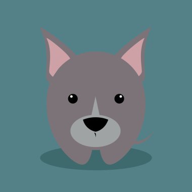 Cute karikatür köpek