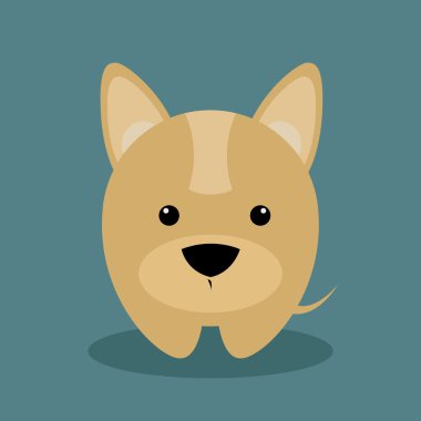 Cute karikatür köpek