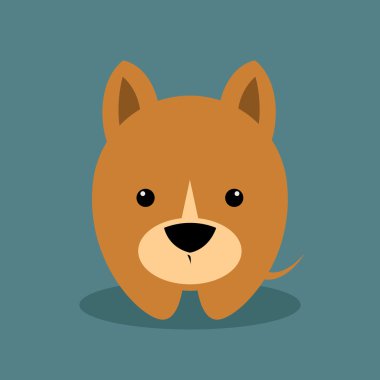 Cute karikatür köpek