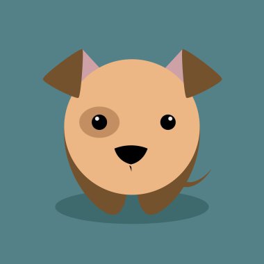 Cute karikatür köpek