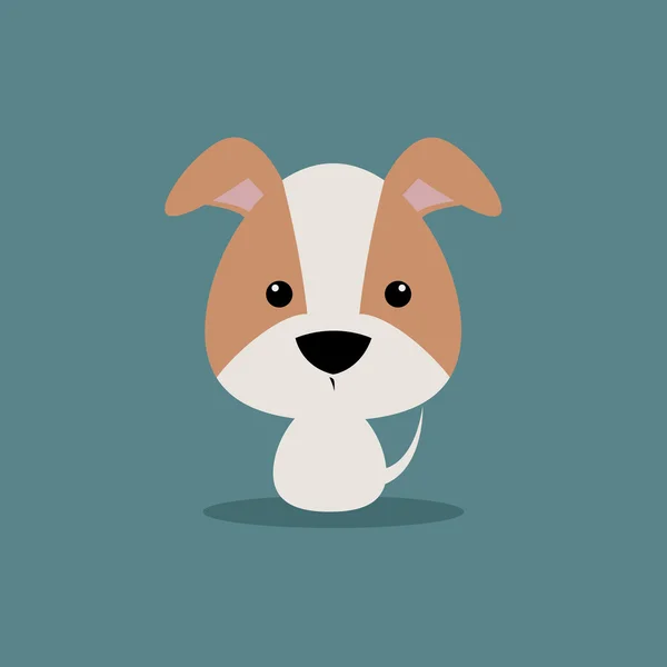 Cute Cartoon dog — Stock Vector