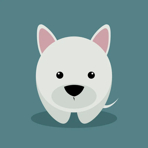Mignon chien de dessin animé — Image vectorielle