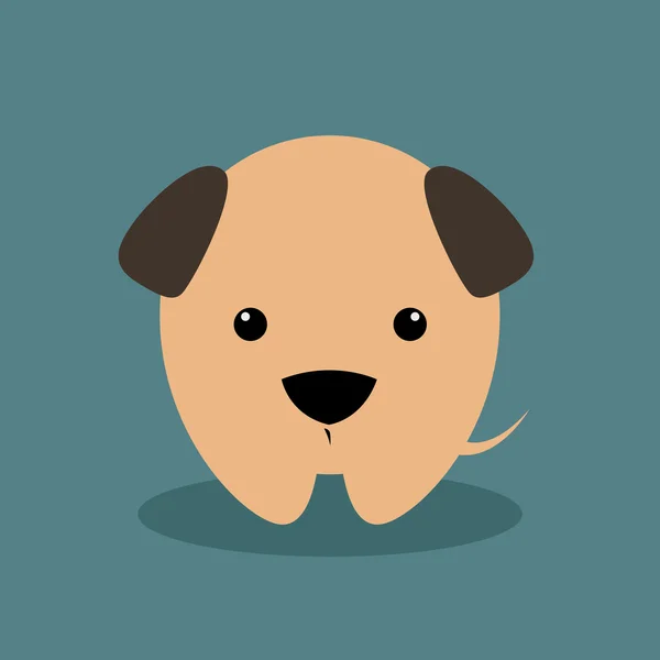 Carino cane del fumetto — Vettoriale Stock