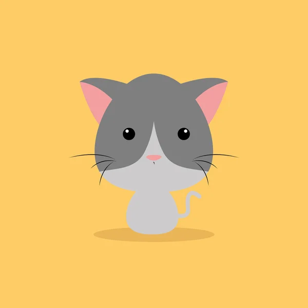 Милий мультфільму кіт — стоковий вектор