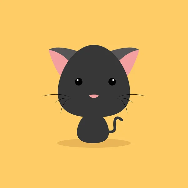 かわいい漫画猫 — ストックベクタ