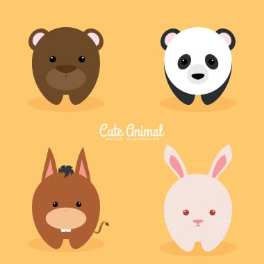 Sevimli çizgi film hayvanları