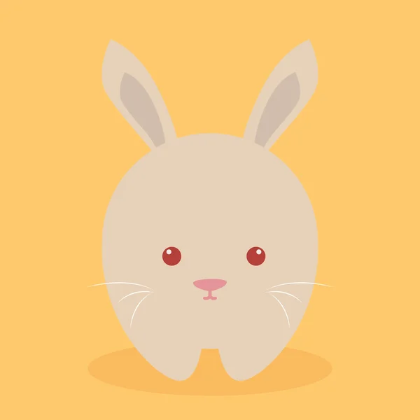 Милый мультяшный кролик — стоковый вектор