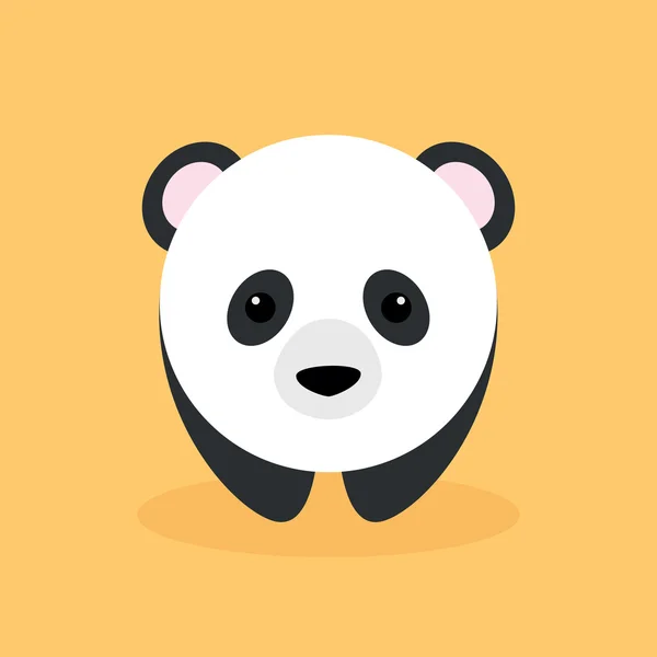 Cute Cartoon panda — Stock Vector