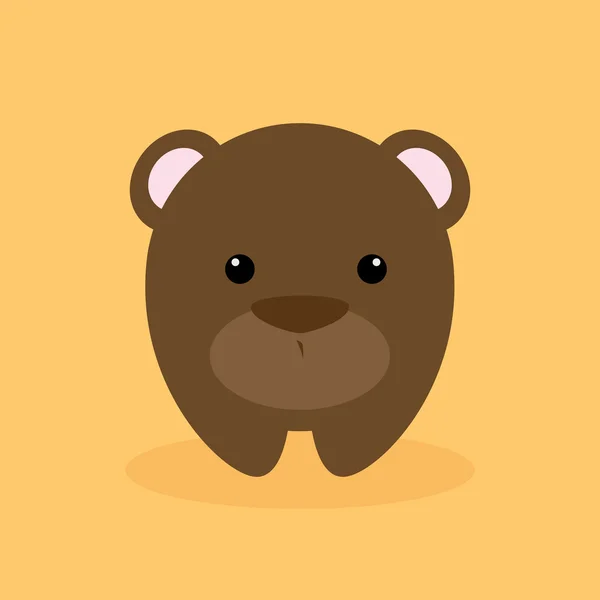 Urso bonito dos desenhos animados —  Vetores de Stock