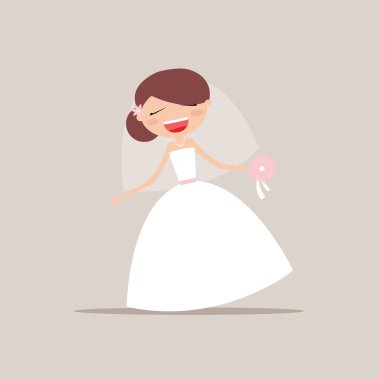 Sevimli gelin ifade yüzler