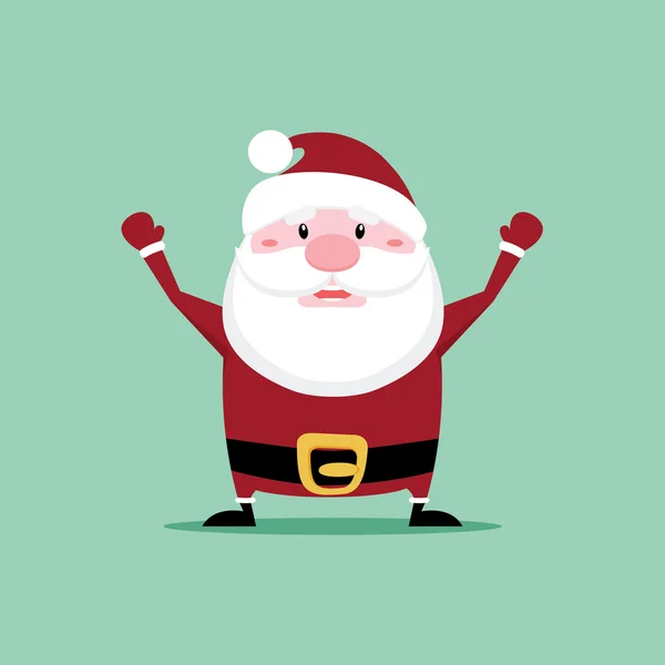 Schattig santa claus — Stockvector