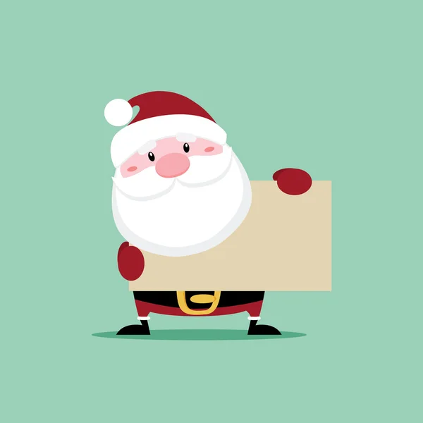 Schattig santa claus — Stockvector