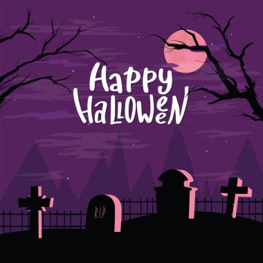 Mutlu Cadılar Bayramı Kartı