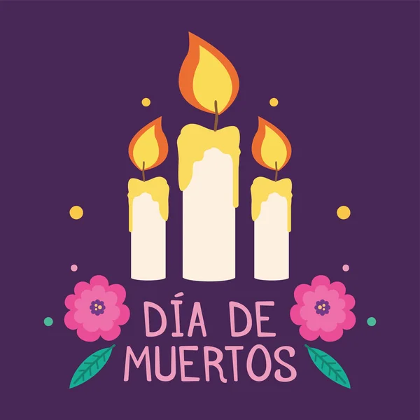 Cartel de Dia de los muertos — Vector de stock