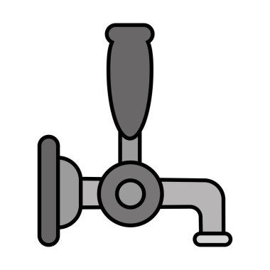 İzole bira makinesi simgesi