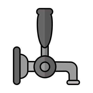 İzole bira makinesi simgesi