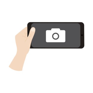 İzole fotoğraf akıllı telefonu