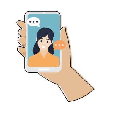 İzole sohbet akıllı telefonu