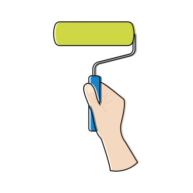 İzole edilmiş boya evi.