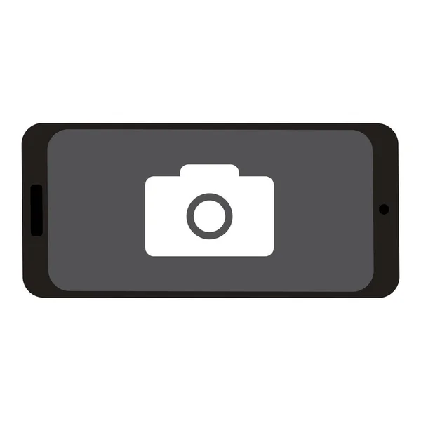 Izolovaný fotoaparát smartphone — Stockový vektor