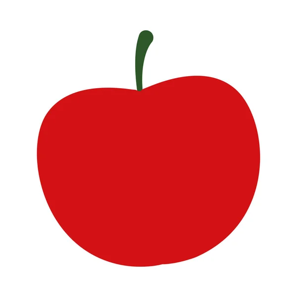 Изолированное яблоко — стоковый вектор