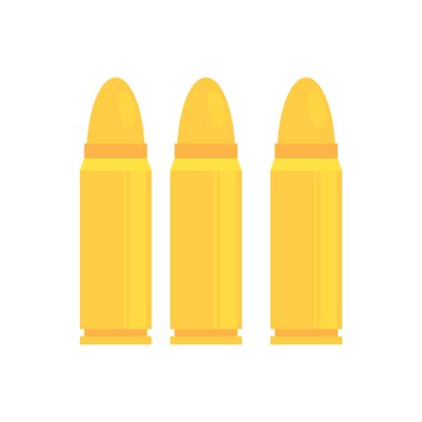 İzole edilmiş mermi tabancası ikonu