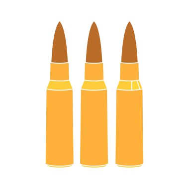İzole edilmiş altın kurşun ikonu