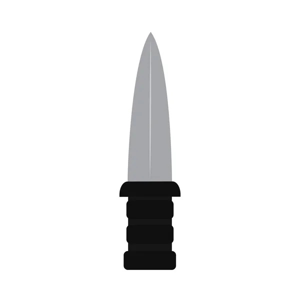 Icono de espada pequeña aislada — Vector de stock
