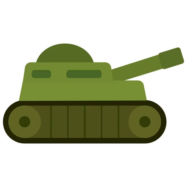 Isolated tank soldier icon — Stock Vector