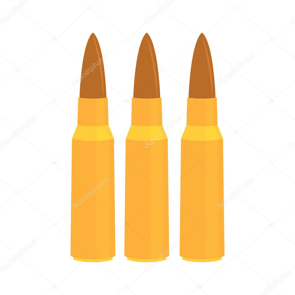 Isolated bullets icon