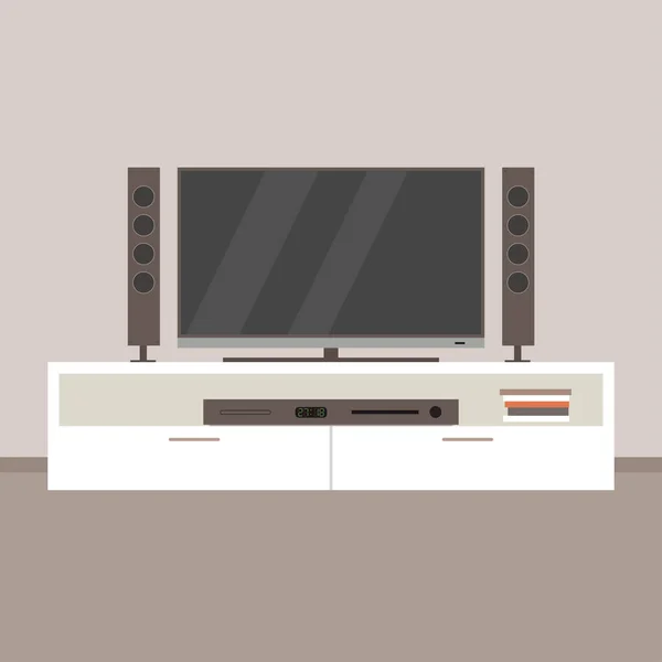 Home theater illustratie — Stockvector