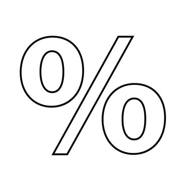 Yüzde izole edilmiş sembol çizimi