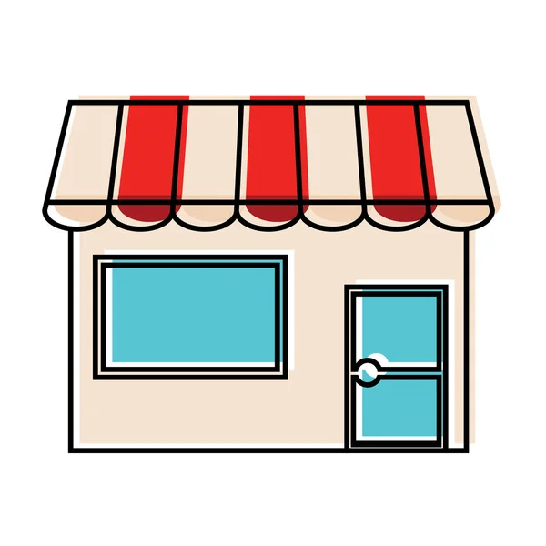 Ізольований магазин онлайн — стоковий вектор