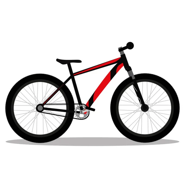 Mountain bike isolata — Vettoriale Stock