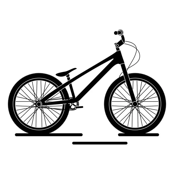 Isolierte bmx Fahrrad antik — Stockvektor