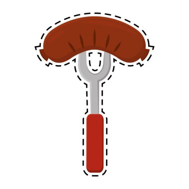 Alman sosisi etiketi.