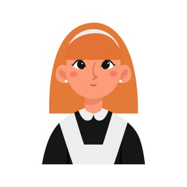 İzole edilmiş hizmetçi ikonu